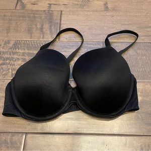 Target Auden Black Full Coverage Bra size 34D. Fits like 32DD.